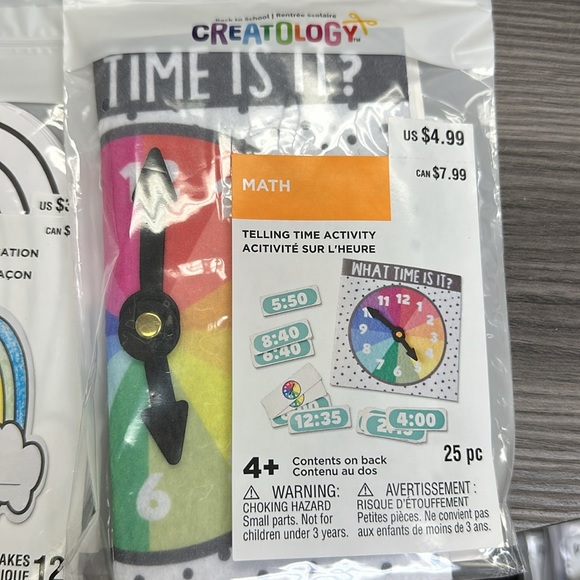 24 names, 2 spelling, 2 sign language, 2 rainbow, 1 telling time and 24 certs - Picture 3 of 12